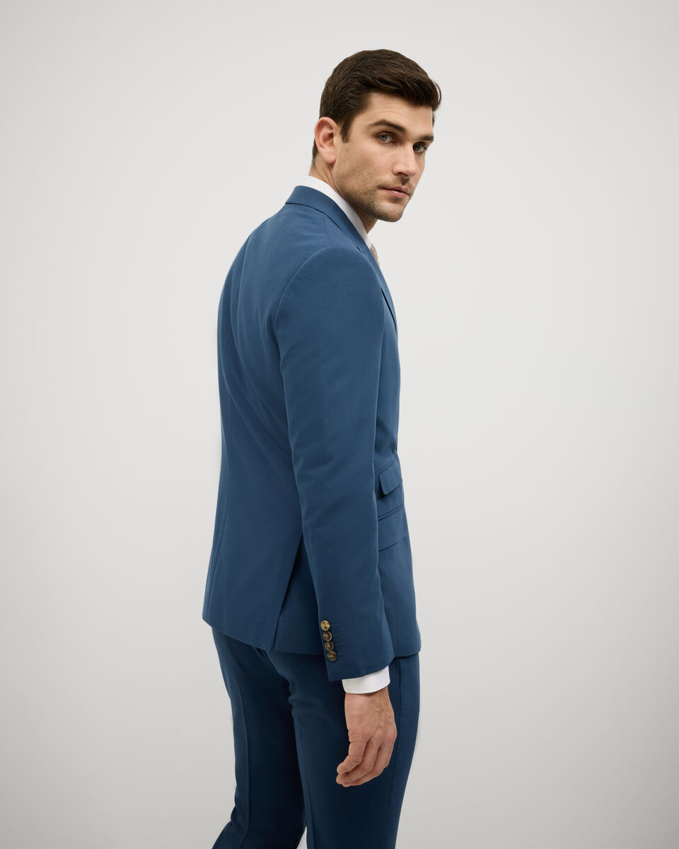 Single Breasted Tailored Jacket, Steel Blue, hi-res
